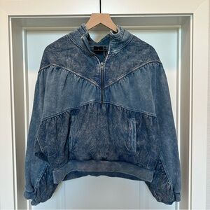 Urban Outfitters Out From Under Phoenix Quilted Half-Zip Sweatshirt